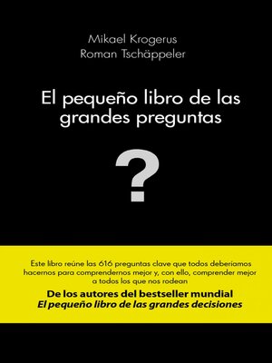 cover image of El pequeño libro de las grandes preguntas